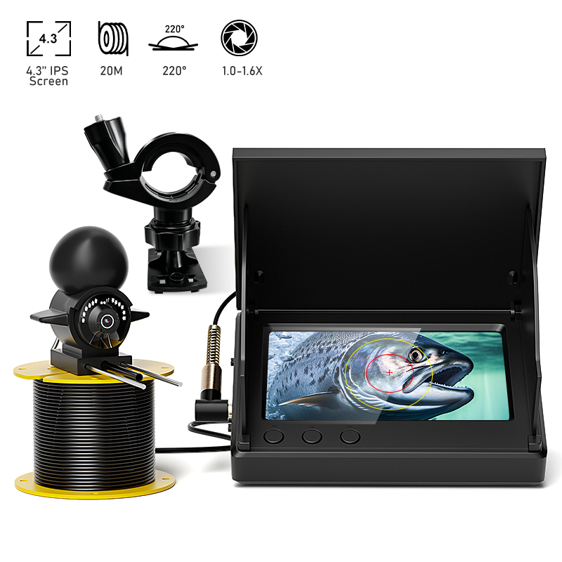 Fishing Depth Finder - Przenośny sonar do ryb z 4,3-calowym