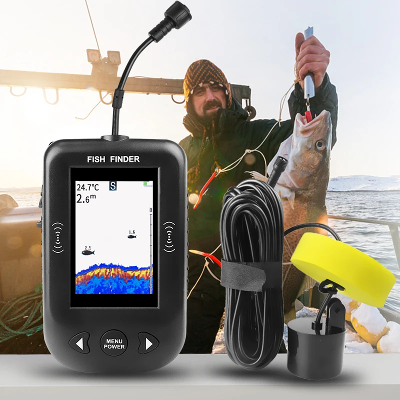 Fish Finder Cable - Sonda wędkarska Erchang XF03, 45 stopni,